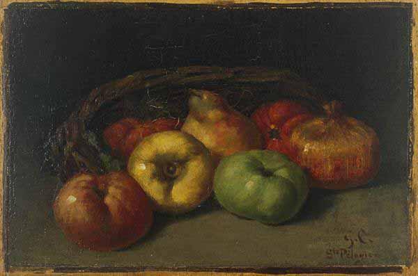 Gustave Courbet with Apples oil painting picture